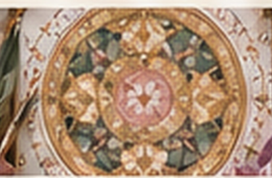 Decorative circular soul contract inspired artwork